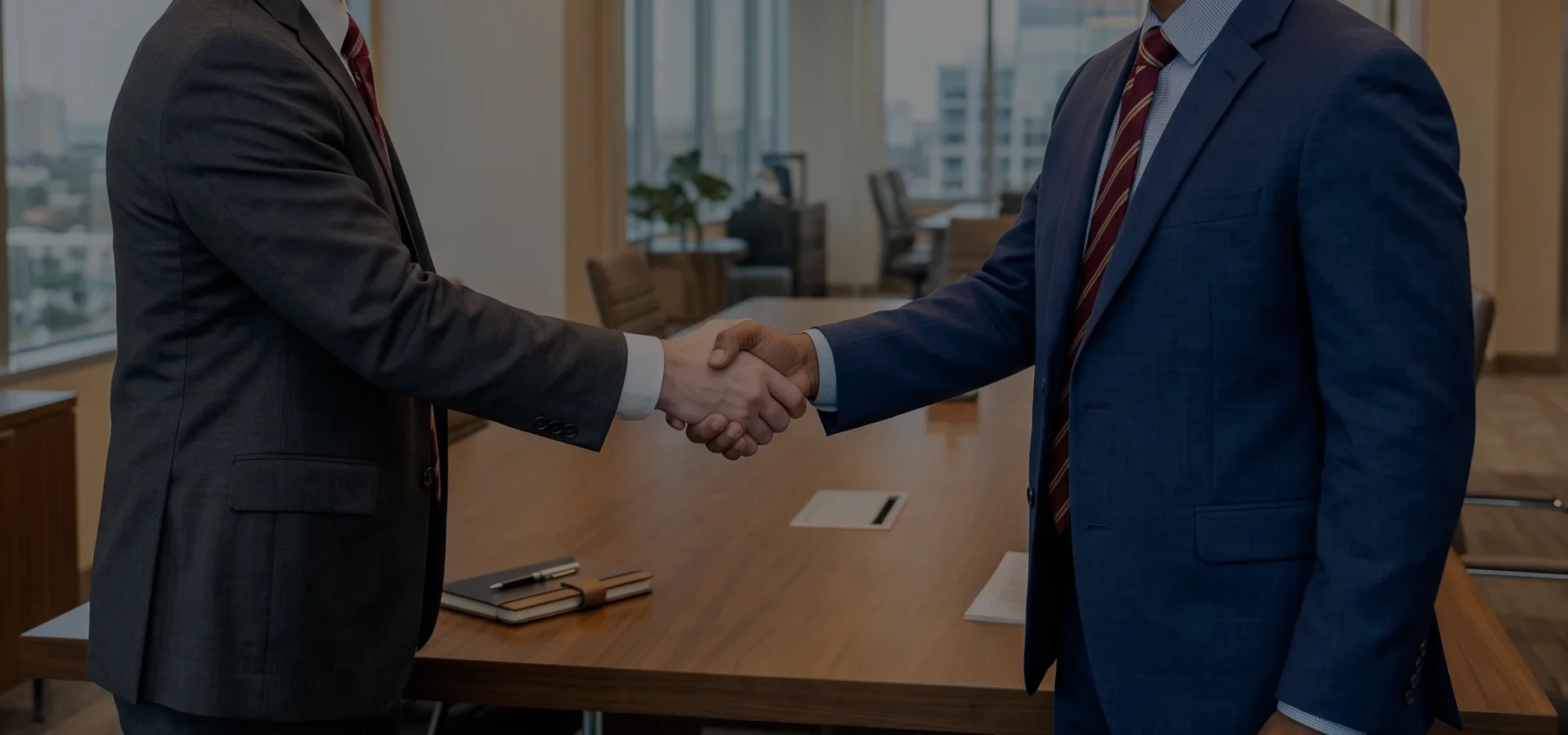 Business handshake